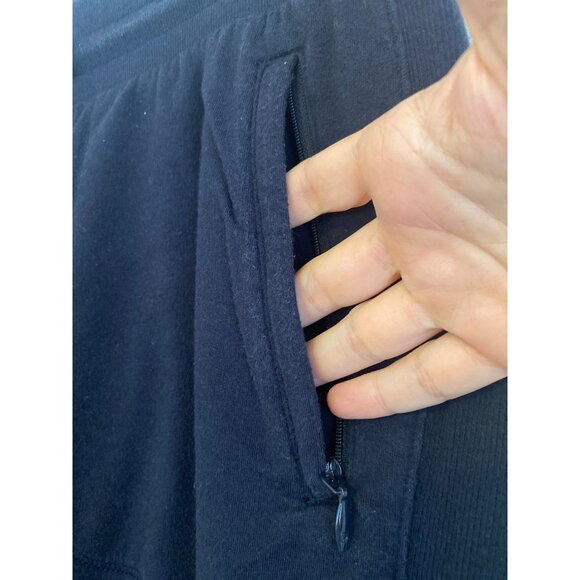 T By Talbots Women's 1X Navy Blue Capri Pants Lounge Set - Picture 4 of 9